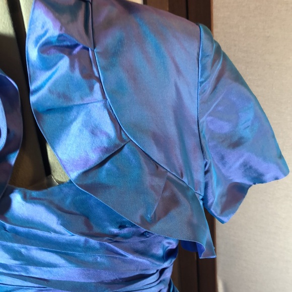 Marisa Baratelli 100% Thai Silk Strapless Dress and Cropped Jacket - Picture 8 of 17